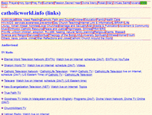 Tablet Screenshot of catholicworld.info
